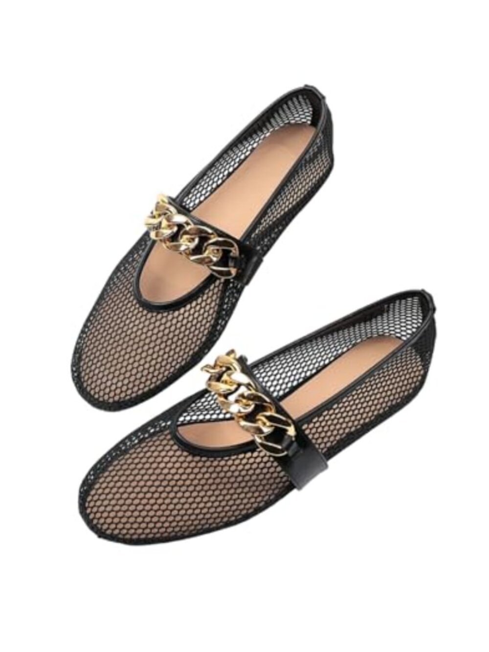 Women's Mesh Ballet Flats Slip On Comfortable Dressy Shoes